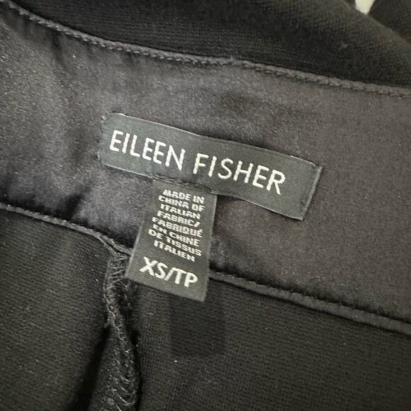Eileen Fisher Womens size XS Wide Leg Crop Pant Black System Minimalist - Picture 7 of 8